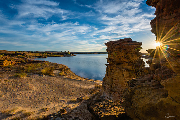 Sandstone Formations at Rocktown Cove - Wilson Lake