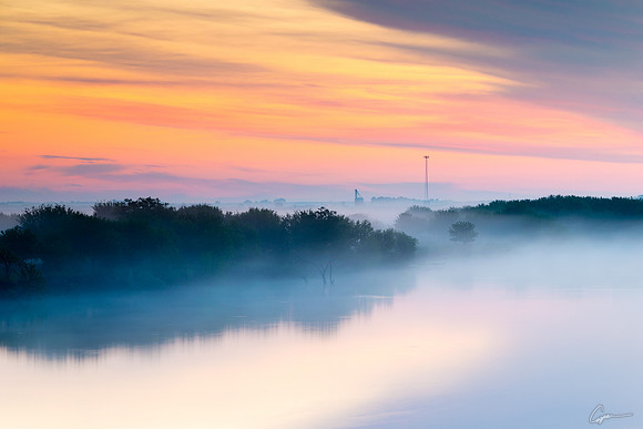 Foggy Sunrise - North Fork Area