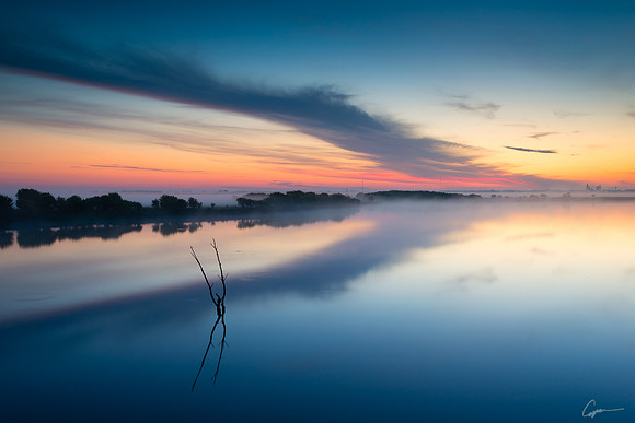 Foggy Sunrise - North Fork Area