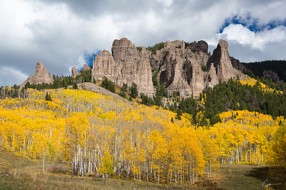 High Mesa from the Silver Jack Reservoir area, near Ridgway, CO