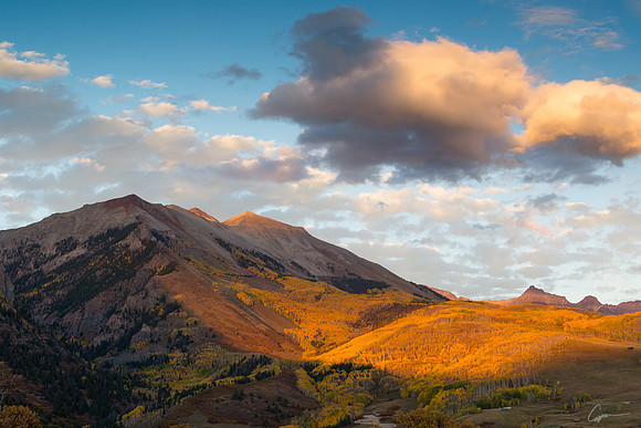 Iron Mountain & Campbell Peak from Last Dollar Road near Telluride, CO