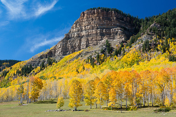 "Castle Rock" from Highway 550 near Durango, CO