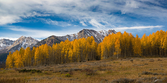 September 29, 2016 - Elk Mountains from Castle Creek Road, near Aspen, Colorado